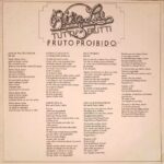 Rita Lee - Fruto Proibido Encarte